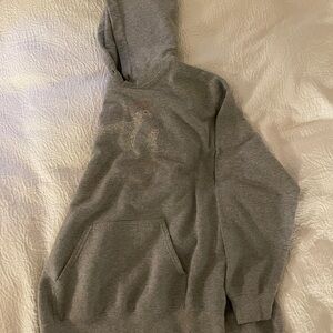 Gray Hoodie with Front Pocket
